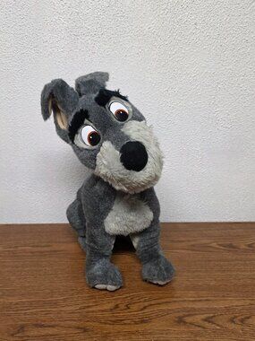 Vintage Disney Plush Tramp from Lady and the Tramp 17" Stuffed Animal